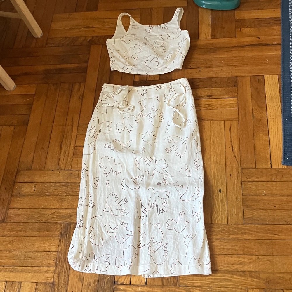 Paloma wool linen set